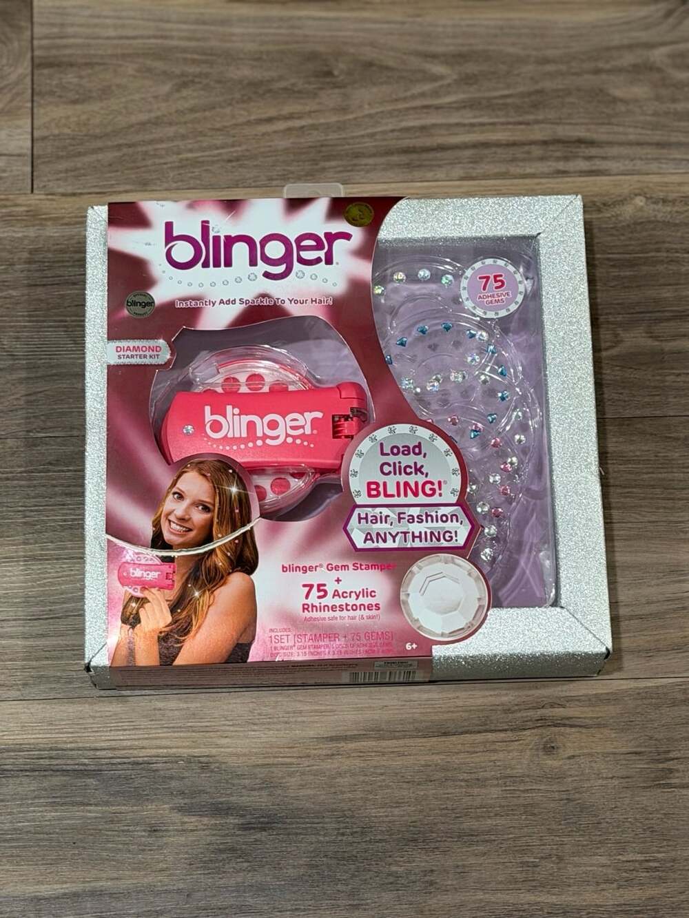 Blinger Diamond Starter Kit Glam Styling Tool With 75 Gems